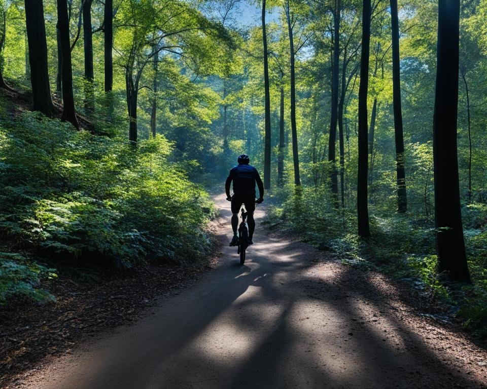 Biking Montgomery Bell State Park