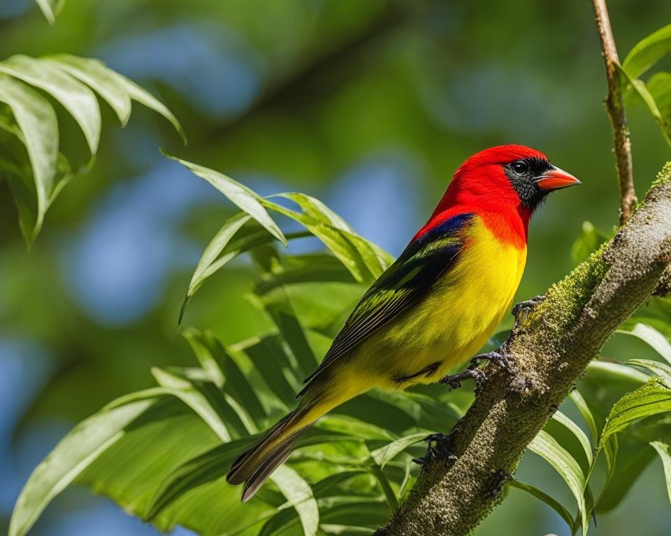 diverse bird species in montgomery bell state park