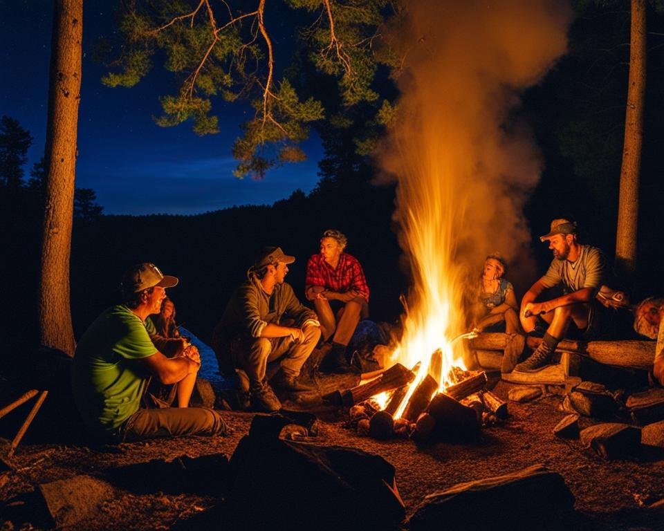 group camp at Montgomery Bell State Park