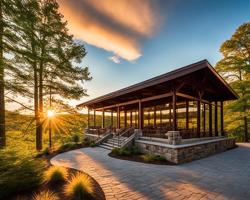 Montgomery Bell State Park visitor center in Burns, Tennessee