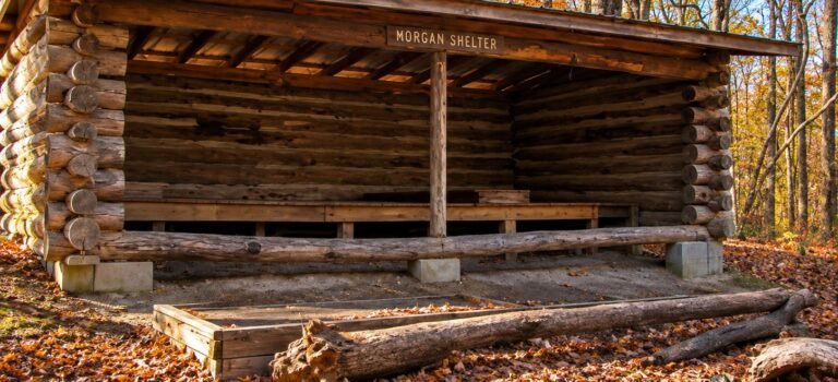 Morgan Shelter along Wildcat Trail at Montgomery Bell State Park