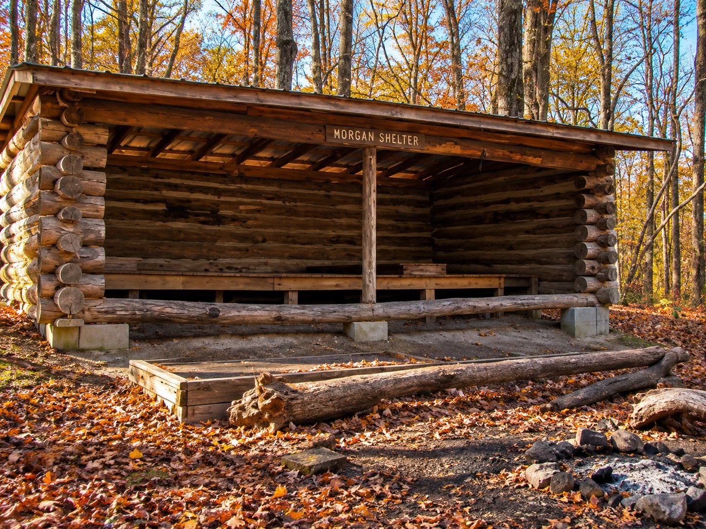 Morgan Shelter along Wildcat Trail at Montgomery Bell State Park